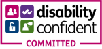Disability Confident Committed Logo